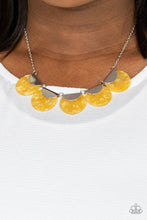 Load image into Gallery viewer, Paparazzi Mermaid Oasis - Yellow Necklace
