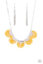 Load image into Gallery viewer, Paparazzi Mermaid Oasis - Yellow Necklace
