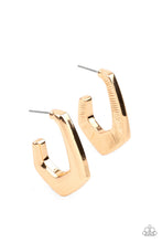 Load image into Gallery viewer, Paparazzi On The Hook - Gold Earrings

