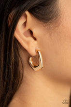 Load image into Gallery viewer, Paparazzi On The Hook - Gold Earrings
