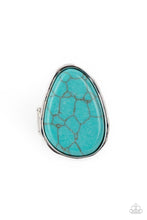 Load image into Gallery viewer, Paparazzi Marble Mecca - Blue Ring
