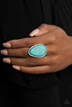 Load image into Gallery viewer, Paparazzi Marble Mecca - Blue Ring
