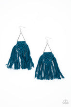 Load image into Gallery viewer, Paparazzi Modern Day Macrame - Blue Earrings
