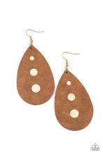 Load image into Gallery viewer, Paparazzi Rustic Torrent - Gold Earrings
