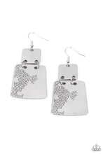 Load image into Gallery viewer, Paparazzi Tagging Along - Silver Earrings
