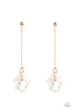 Load image into Gallery viewer, Paparazzi Keep Them In Suspense - Gold Earrings
