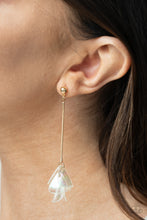 Load image into Gallery viewer, Paparazzi Keep Them In Suspense - Gold Earrings
