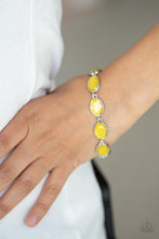 Load image into Gallery viewer, Paprazzi Smooth Move - Yellow Bracelet
