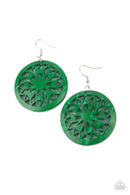 Load image into Gallery viewer, Paparazzi Ocean Canopy - Green Earrings
