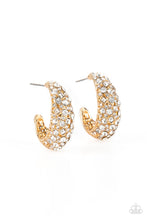 Load image into Gallery viewer, Paparazzi Glamorously Glimmering -  Gold Earrings
