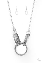 Load image into Gallery viewer, Paparazzi Lip Sync Links - Silver Necklace
