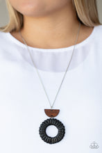 Load image into Gallery viewer, Paparazzi Homespun Stylist - Black Necklace
