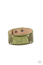 Load image into Gallery viewer, Paparazzi Geo Glamper - Green Bracelet
