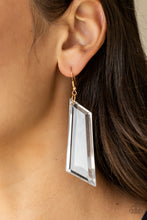 Load image into Gallery viewer, Paparazzi The Final Cut - Gold Earrings
