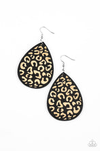 Load image into Gallery viewer, Paparazzi Suburban Jungle - Black Earrings
