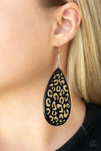 Load image into Gallery viewer, Paparazzi Suburban Jungle - Black Earrings

