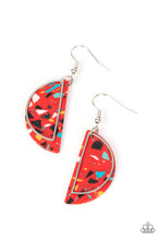 Load image into Gallery viewer, Paparazzi Flashdance Fashionista - Red Earrings
