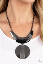 Load image into Gallery viewer, Metallic Enchantress - Black Necklace
