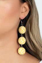 Load image into Gallery viewer, Paparazzi Laguna Lanterns - Yellow Earrings
