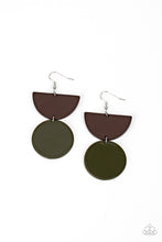 Load image into Gallery viewer, Paparazzi Beach Bistro - Green Earrings
