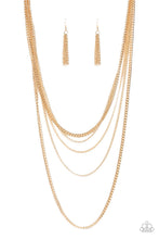 Load image into Gallery viewer, Paparazzi Top of the Food Chain - Gold Necklace
