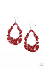 Load image into Gallery viewer, Paparazzi Tenacious Treasure - Red Earrings
