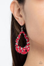 Load image into Gallery viewer, Paparazzi Tenacious Treasure - Red Earrings
