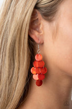 Load image into Gallery viewer, Paparazzi Tropical Tryst - Orange Earrings
