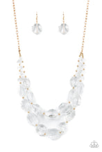 Load image into Gallery viewer, Paparazzi Icy Illumination - Gold Necklace

