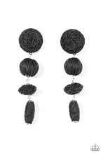 Load image into Gallery viewer, Paparazzi Twine Tango - Black Earrings
