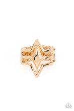 Load image into Gallery viewer, Paparazzi Deceivingly Diamond - Gold Ring

