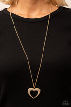 Load image into Gallery viewer, Paparazzi Cupid Charisma - Gold Necklace
