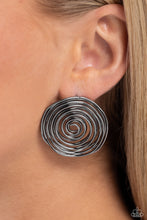 Load image into Gallery viewer, Paparazzi COIL Over - Black Earrings
