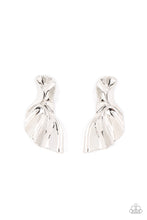 Load image into Gallery viewer, Paparazzi METAL-Physical Mood - Silver Earrings
