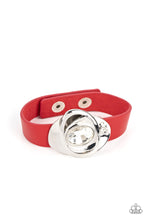 Load image into Gallery viewer, Paparazzi Pasadena Prairies - Red Bracelet
