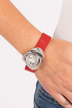 Load image into Gallery viewer, Paparazzi Pasadena Prairies - Red Bracelet

