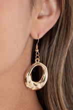 Load image into Gallery viewer, Paparazzi Tectonic Treasure - Gold Necklace
