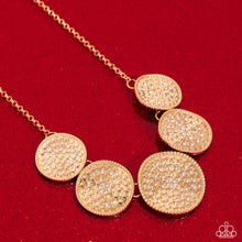 Load image into Gallery viewer, Paparazzi Medaled Mosaic - Gold Necklace
