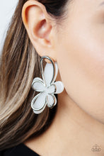 Load image into Gallery viewer, Paparazzi Glimmering Gardens - White Earrings
