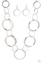 Load image into Gallery viewer, Paparazzi Shimmering Symphony - Silver Necklace
