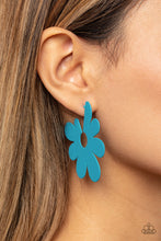 Load image into Gallery viewer, Paparazzi Flower Power Fantasy - Blue Earrings
