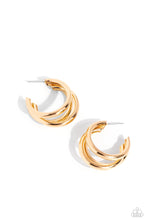 Load image into Gallery viewer, Paparazzi HOOP of the Day - Gold Earrings
