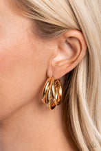 Load image into Gallery viewer, Paparazzi HOOP of the Day - Gold Earrings
