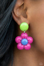 Load image into Gallery viewer, Paparazzi Poppin Posies - Pink Earrings
