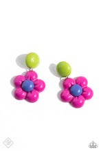 Load image into Gallery viewer, Paparazzi Poppin Posies - Pink Earrings
