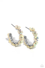Load image into Gallery viewer, Paparazzi Floral Focus - White Earrings
