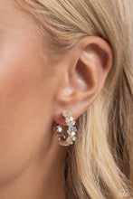 Load image into Gallery viewer, Paparazzi Floral Focus - White Earrings
