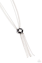 Load image into Gallery viewer, Paparazzi Pinky SQUARE - Black Necklace
