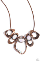 Load image into Gallery viewer, Paparazzi Gleaming Gala - Copper Necklace
