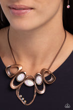 Load image into Gallery viewer, Paparazzi Gleaming Gala - Copper Necklace
